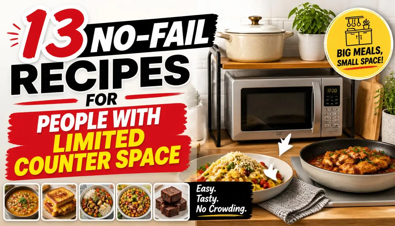 13 No-Fail Recipes for People With Limited Counter Space