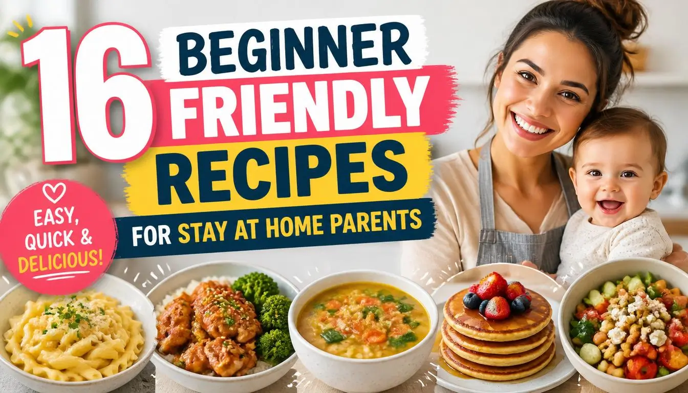 16 Beginner Friendly Recipes for Stay at Home Parents