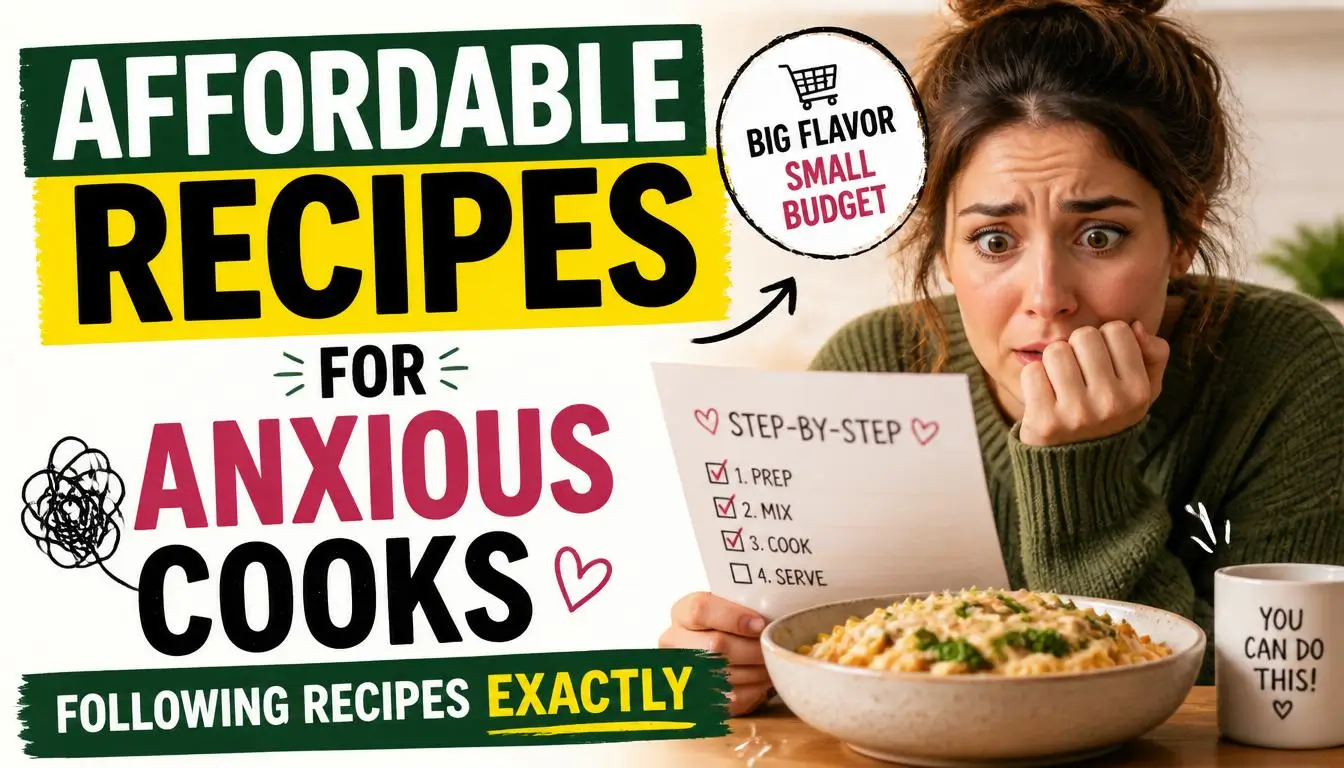 Affordable Recipes for Anxious Cooks Following Recipes Exactly