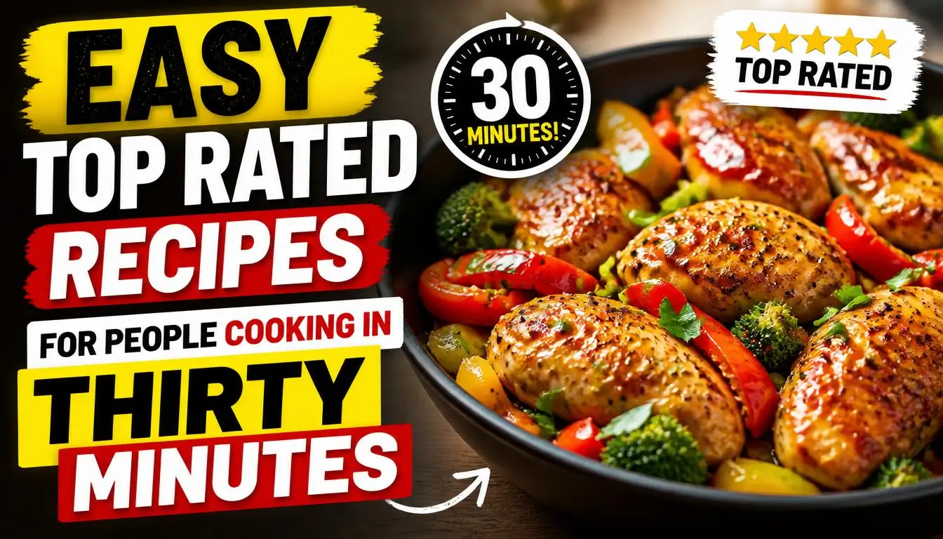 Easy Top Rated Recipes For People Cooking In Thirty Minutes