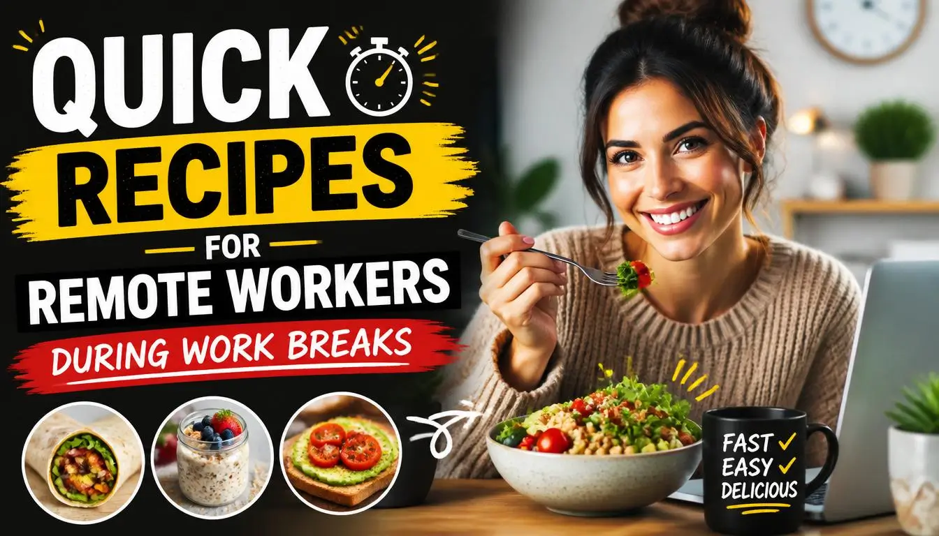 Quick Recipes for Remote Workers During Work Breaks